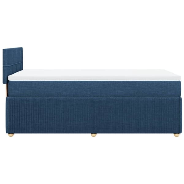 Continental Bed Patja, Sininen, Kangas, 80x200 cm