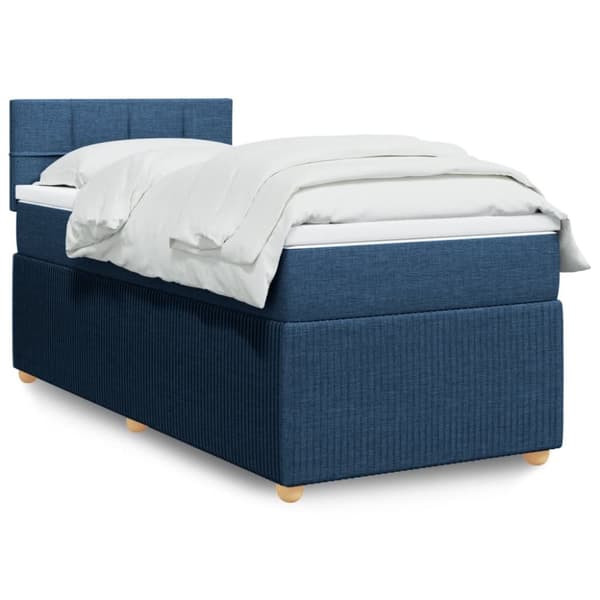 Continental Bed Patja, Sininen, Kangas, 80x200 cm