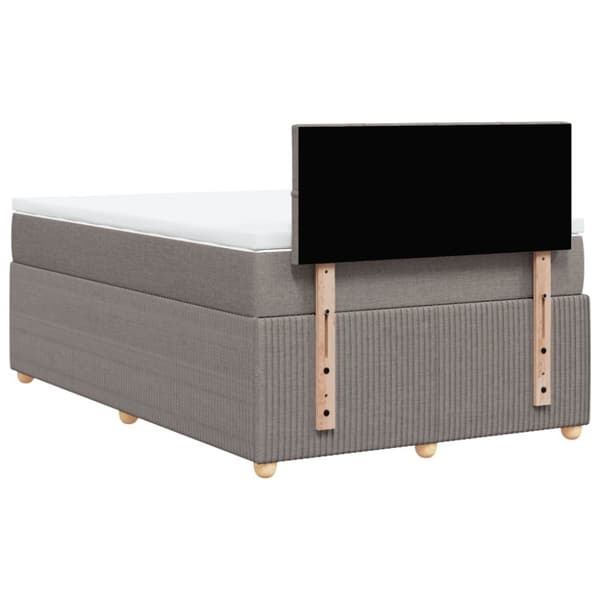 Continental sänky patjalla Taupe 120x190 cm Kangas