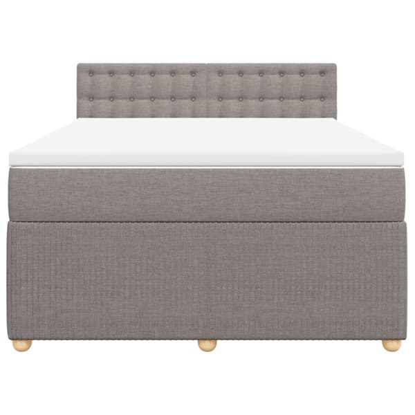 Continental sänky patjalla Taupe Kangas 140x190 cm