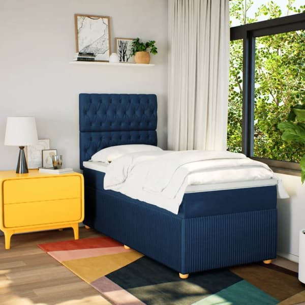 Continental Bed Patja, Sininen, Kangas 100x200 cm