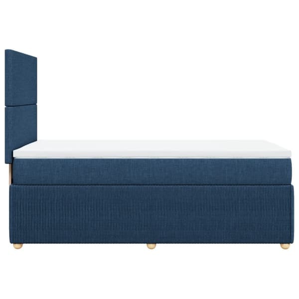 Continental Bed Patja, Sininen, Kangas, 80x200 cm