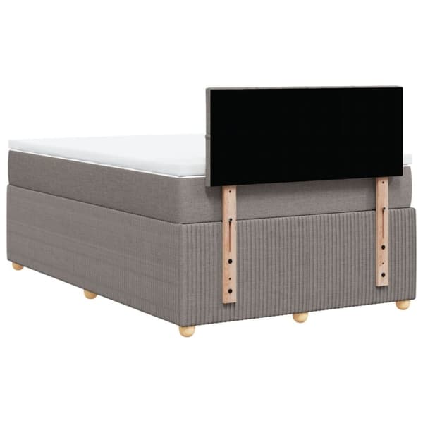 Continental sänky patjalla Taupe 120x190 cm Kangas