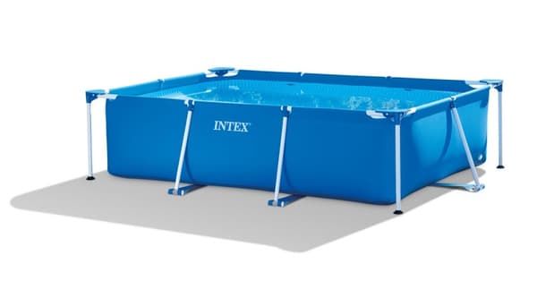 Pool 220 x 150 x 60 Rektangulær med struktur #28270