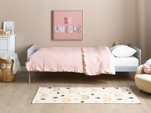 Puinen sänky 90 x 200 cm harmaa BONNAC Lumarko!
