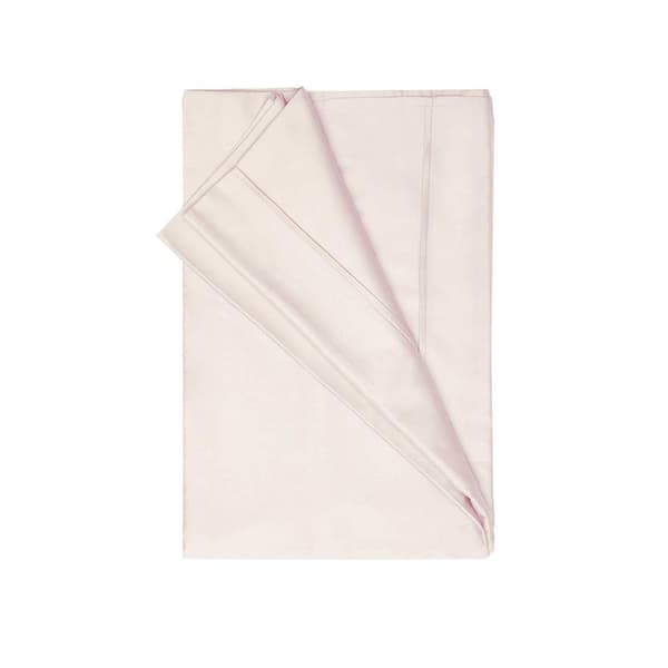 Belledorm 200 Thread Count Egyptian Cotton Flat Sheet Powder Pink Single