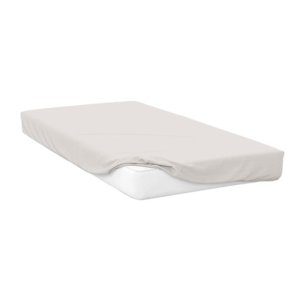 Belledorm Cotton Sateen 1000 Thread Count Extra Deep Fitted Sheet Ivory Double