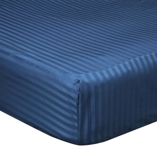 Belledorm 540 Thread Count Satin Stripe Extra Deep Fitted Sheet