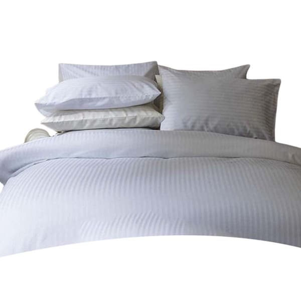 Belledorm 540 Thread Count Satin Stripe Extra Deep Fitted Sheet