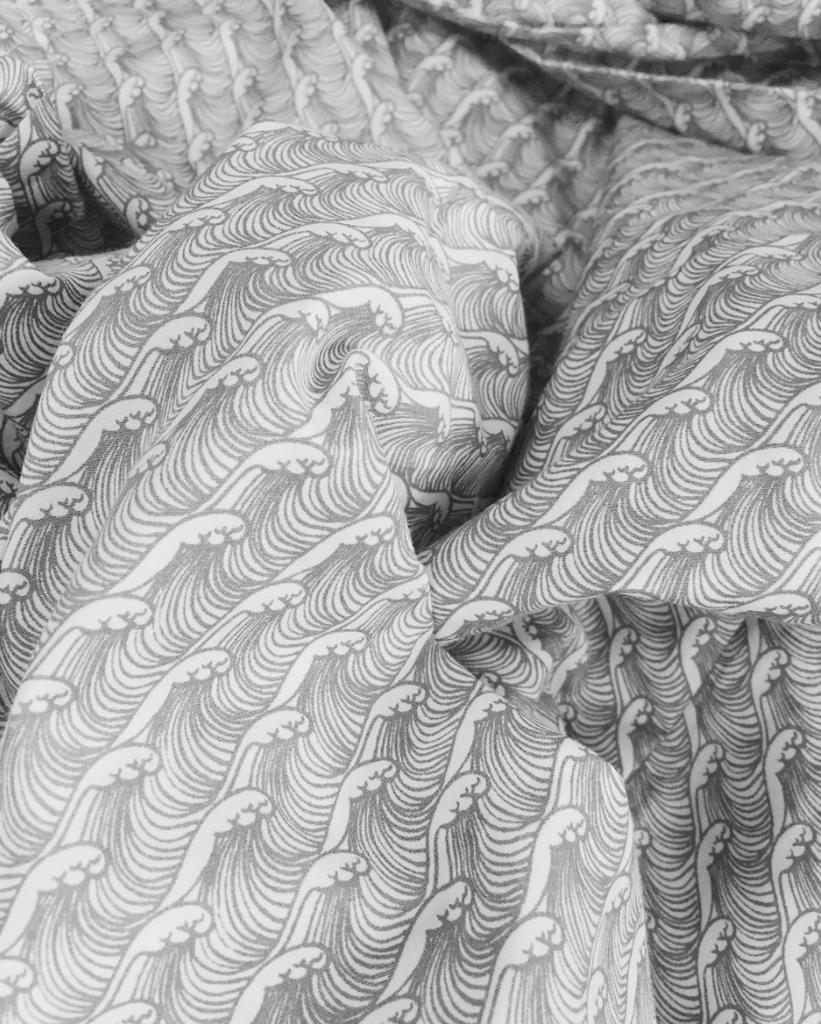 Bäddset baby eko - OCEAN grå, Filibabba