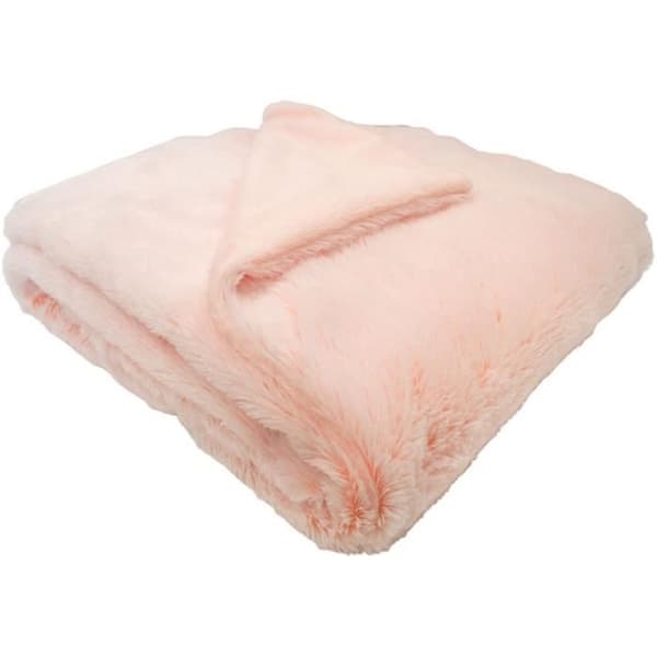DOMIVA Snöfilt med mikromjukt foder - 75 x 100 cm - Jordgubbsmjölk