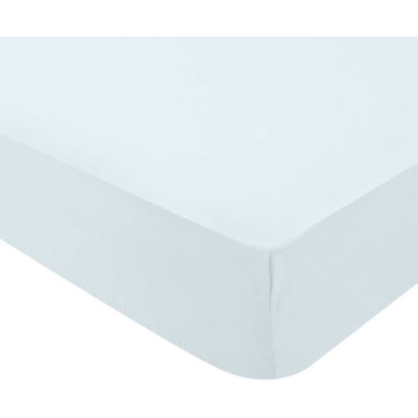 DOUX NID Jersey-lakan - Ljusblå - 60x120 cm