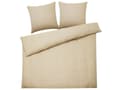 Miniatyrbild 6 av 9: Sängkläder Beige Satin Bomull 220 x 240 cm Solid Mönster Påslakan Örngott Modernt