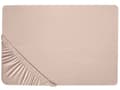 Pikkukuva 1 / 5: Muotoonommeltu aluslakana beige 90 x 200 cm puuvillaa