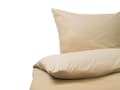 Miniatyrbild 6 av 10: Sängkläder Beige Satin Bomull 200 x 220 cm Solid Mönster Påslakan Örngott Modernt