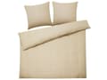 Miniatyrbild 8 av 10: Sängkläder Beige Satin Bomull 200 x 220 cm Solid Mönster Påslakan Örngott Modernt