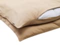 Miniatyrbild 9 av 10: Sängkläder Beige Satin Bomull 200 x 220 cm Solid Mönster Påslakan Örngott Modernt