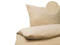 Miniatyrbild 1 av 10: Sängkläder Beige Satin Bomull 200 x 220 cm Solid Mönster Påslakan Örngott Modernt