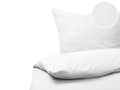 Miniatyrbillede 1 af 8: Sengetøj Hvid Satin Bomuld 155 x 220 cm Solid mønster Dynebetræk Pudebetræk Moderne Stil