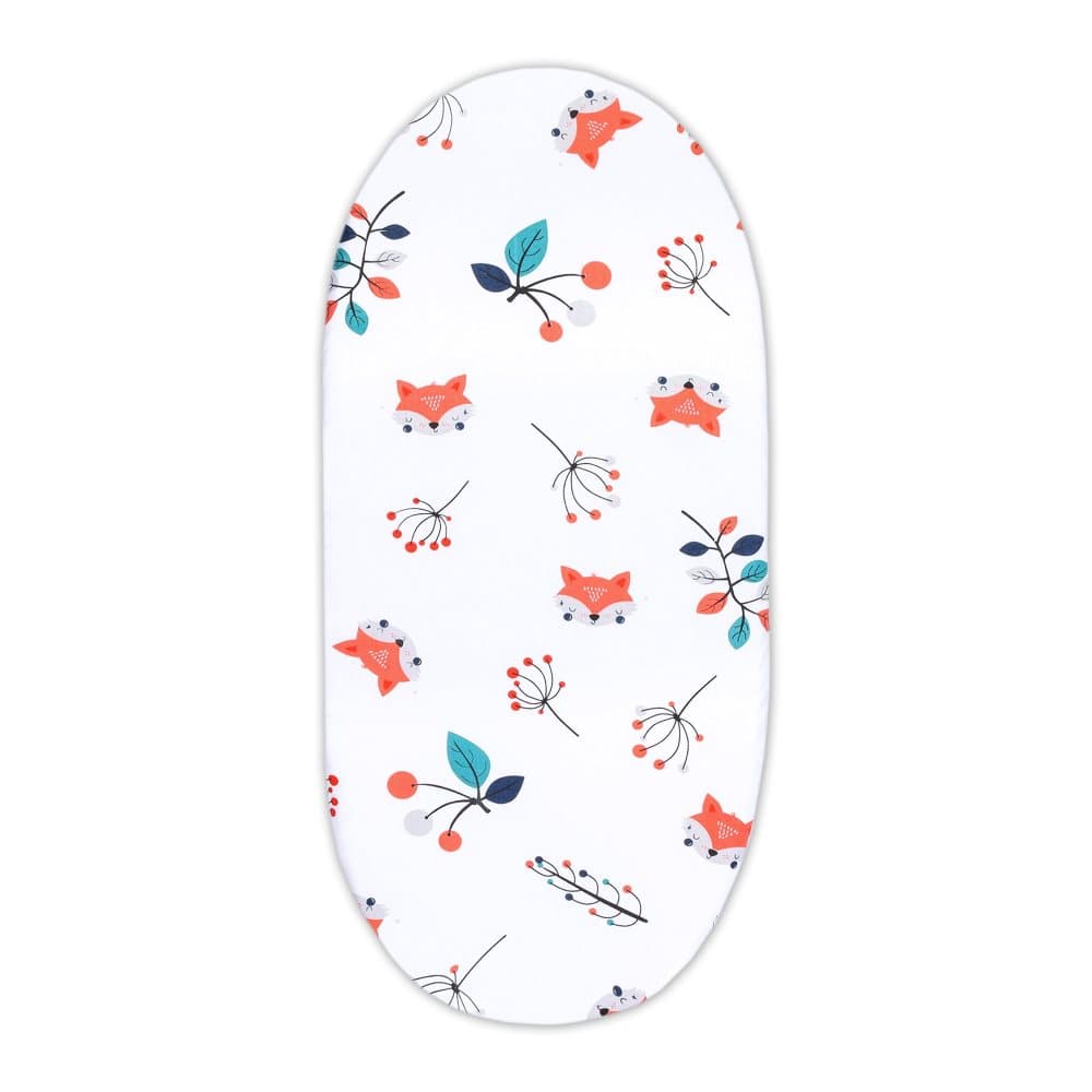 Påslakan barnvagn liggvagn sidosäng 38x80 cm - lakan barnvagn madrassöverdrag bomull madrassskydd räv