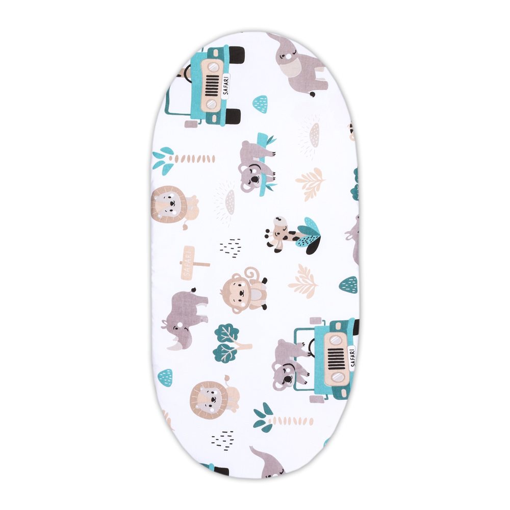 Påslakan barnvagn bassäng sidosäng 38x80 cm - lakan barnvagn madrassöverdrag bomull madrassskydd Afrika