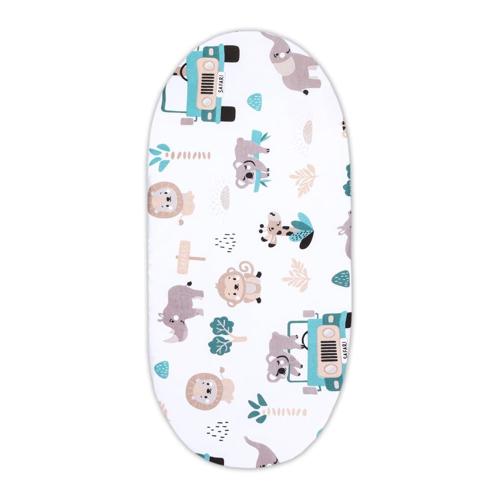 Påslakan barnvagn bassäng sidosäng 38x80 cm - lakan barnvagn madrassöverdrag bomull madrassskydd Afrika