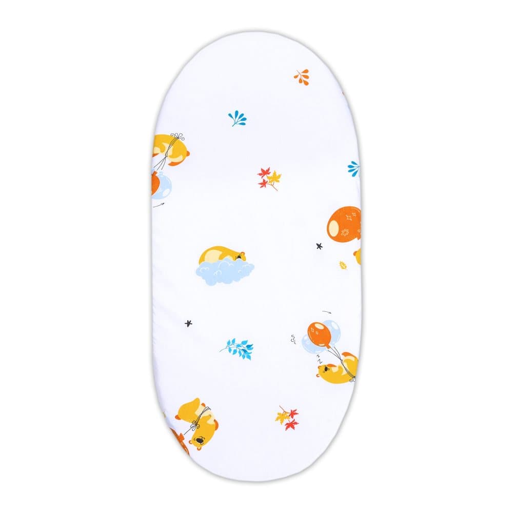 Påslakan barnvagnsvagn extrasäng 38x80 cm - lakan barnvagn madrassöverdrag bomull madrassskydd björnar