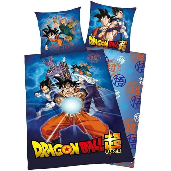 Dragon Ball Super sängkläder set - DRAGON BALL - Unisex - Flerfärgad - 100% bomull