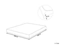 Miniatyrbilde 3 av 5: Formsydd laken 200 x 200 cm bomull ensfarget beige