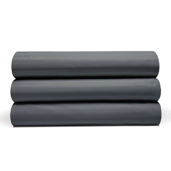 Belledorm Hotel Stripe fladt lagen Charcoal Superking