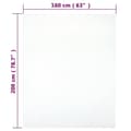 Miniatyrbilde 4 av 4: vidaXL Jerseylaken 2 stk hvit 160x200 cm bomull