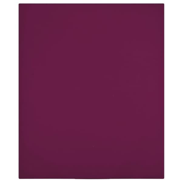 vidaXL Jerseylaken 2 stk vinrød 100x200 cm bomull