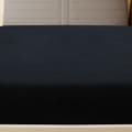 Miniatyrbilde 2 av 5: vidaXL Jerseylaken svart 180x200 cm bomull