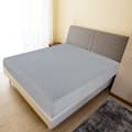 Pikkukuva 5 / 5: vidaXL Muotoon ommellut lakanat 2 kpl harmaa 100x200 cm puuvilla