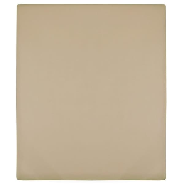 vidaXL Muotoon ommeltu lakana taupe 160x200 cm puuvilla