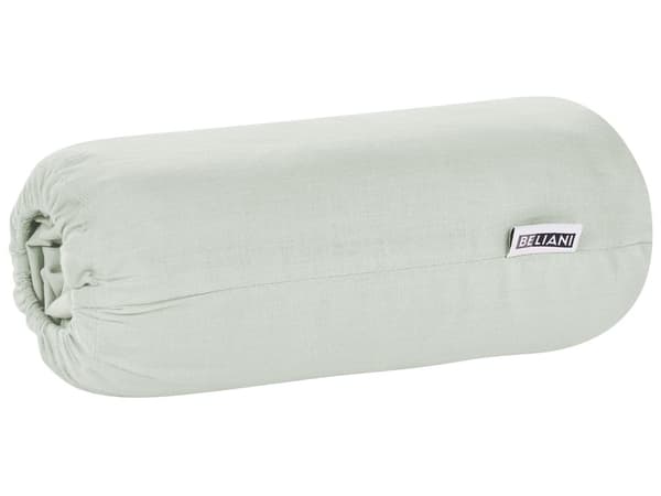 Påslakan Ljusgrön Bomull 180 x 200 cm Elastisk Kant Helfärgad Klassisk Stil för Sovrum
