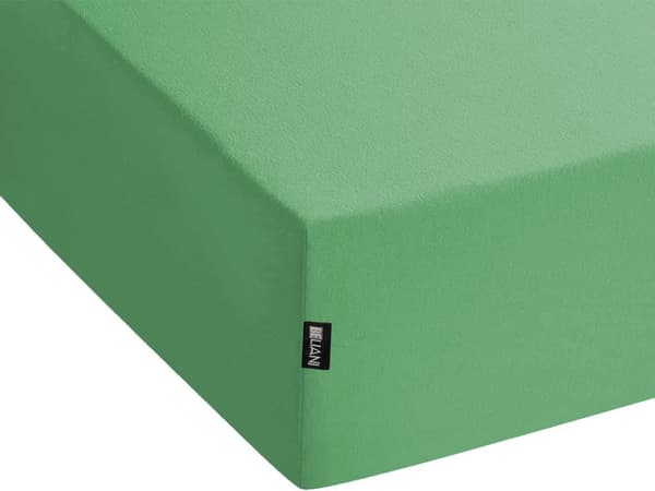 Påslakan Grön Bomull 200 x 200 cm Elastisk Kant Helfärgad Klassisk Stil för Sovrum