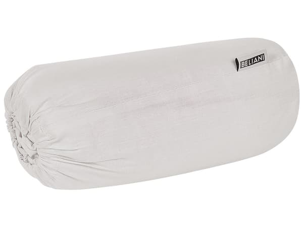 Påslakan Ljusgrå Bomull 160 x 200 cm Elastisk Kant Helfärgad Klassisk Stil för Sovrum