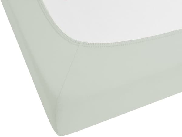 Påslakan Ljusgrön Bomull 200 x 200 cm Elastisk Kant Helfärgad Klassisk Stil för Sovrum