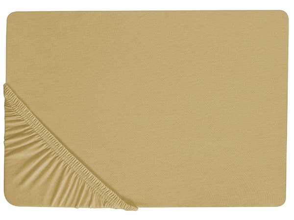 Påslakan Olivgrön Bomull 160 x 200 cm Elastisk Kant Helfärgad Klassisk Stil för Sovrum