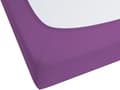 Miniatyrbilde 5 av 6: Formsydd laken Lilla Bomull 200 x 200 cm Elastisk kant Ensfarget Klassisk stil Soverom Seng