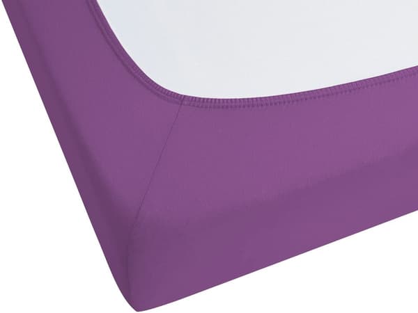 Formsydd laken Lilla Bomull 200 x 200 cm Elastisk kant Ensfarget Klassisk stil Soverom Seng