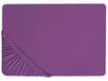 Miniatyrbilde 1 av 6: Formsydd laken Lilla Bomull 200 x 200 cm Elastisk kant Ensfarget Klassisk stil Soverom Seng