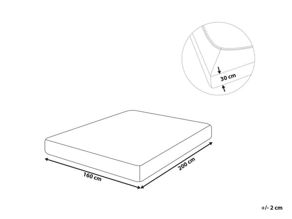 Formsydd laken Burgunder Bomull 160 x 200 cm Elastisk kant Ensfarget Klassisk stil Soverom Seng