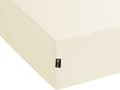 Miniatyrbilde 4 av 6: Formsydd laken Beige Bomull 180 x 200 cm Elastisk kant Ensfarget Klassisk stil Soverom Seng
