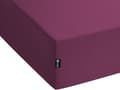 Miniatyrbilde 4 av 6: Formsydd laken Burgunder Bomull 180 x 200 cm Elastisk kant Ensfarget Klassisk stil Soverom Seng