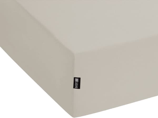 Formsydd laken Taupe Bomull 200 x 200 cm Elastisk kant Ensfarget Klassisk stil Soverom Seng