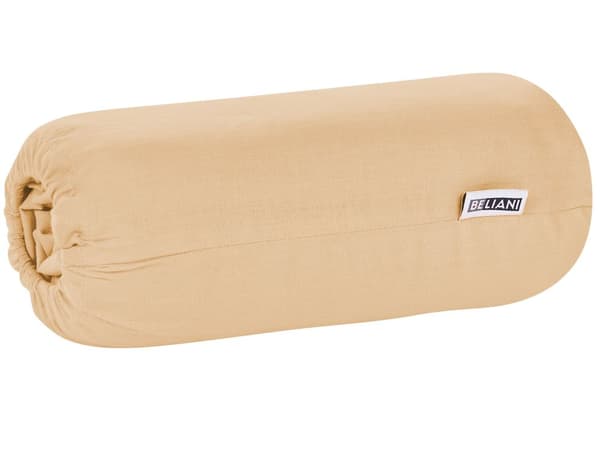 Formsydd laken Sandbeige Bomull 140 x 200 cm Elastisk kant Ensfarget Klassisk stil Soverom Seng