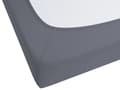Miniatyrbilde 5 av 6: Formsydd laken Mørkegrå Bomull 160 x 200 cm Elastisk kant Ensfarget Klassisk stil Soverom Seng