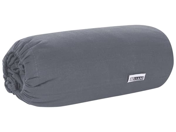 Formsydd laken Mørkegrå Bomull 200 x 200 cm Elastisk kant Ensfarget Klassisk stil Soverom Seng